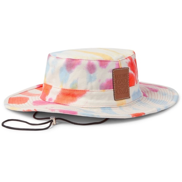Loewe Paula's Ibiza Tie Dye Canvas Hat - Picture 1 of 9